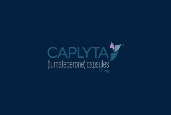 Caplyta logo on dark blue background